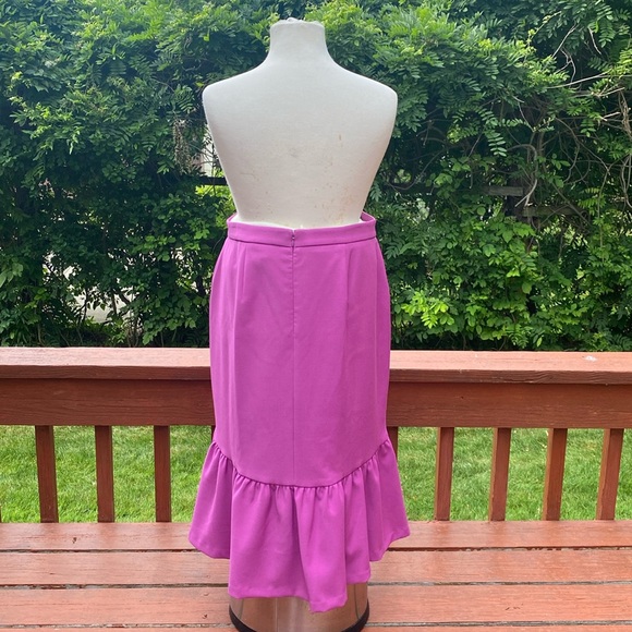 NWT Ann Taylor Pink beautiful Hi Lo Skirt, See measurements in photos below - Picture 2 of 11